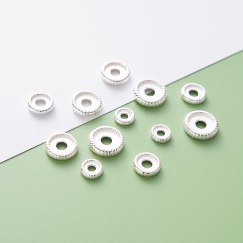 Sterling Silver Spacer Beads, 925 Sterling Silver, DIY silver color 