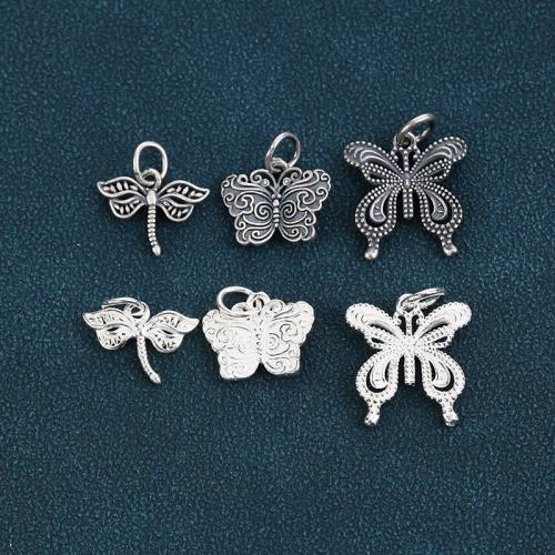 Pendentifs animaux en argent, argent sterling 925, DIY & styles différents pour le choix, plus de couleurs à choisir, Vendu par PC