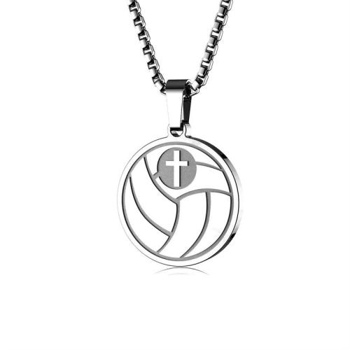 Titan Schmuck Halskette, Titanstahl, poliert, unisex & verschiedene Muster für Wahl, keine, Länge:ca. 51-60 cm, verkauft von PC