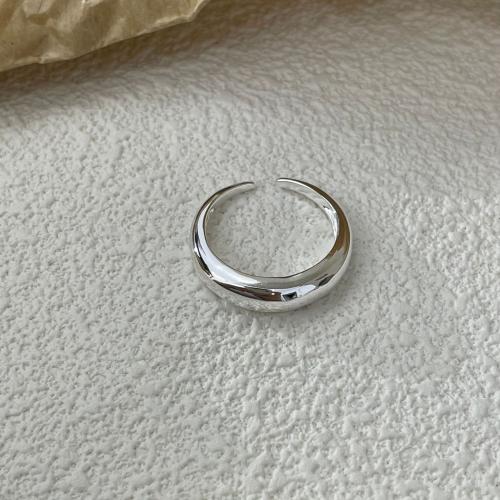 Anillo de Plata Ley, Plata de ley 925, Joyería & diferentes estilos para la opción & para mujer, tamaño:7, Vendido por UD