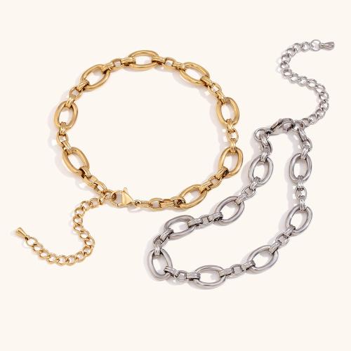 Stainless Steel Anklets Jewelry, 304 Stainless Steel, with 5cm extender chain, plated, fashion jewelry cm 