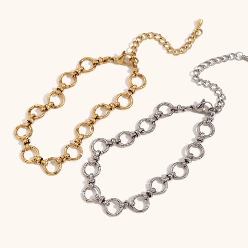 Stainless Steel Anklets Jewelry, 304 Stainless Steel, with 5cm extender chain, plated, fashion jewelry cm 