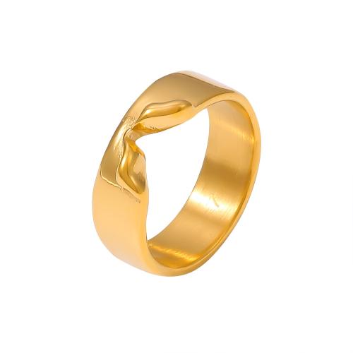 Anillo de dedo de acero Titanium de, Partículas de acero, chapado, Joyería & diverso tamaño para la opción & para mujer, más colores para la opción, Vendido por UD