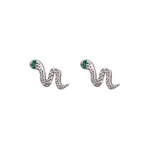 Acier titane Goujons perforés pour les lèvres, unisexe & normes différentes pour le choix & pavé de micro zircon, couleur originale, Vendu par PC