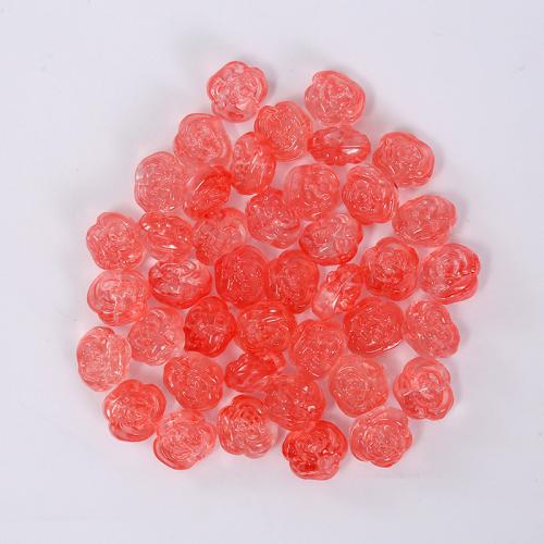 Fornitura de pasador de pelo, Cristal de murano, Rosa, barniz de secado al horno, Bricolaje, más colores para la opción, DIY findings length 10-20mm, Vendido por UD