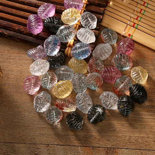 Fornitura de pasador de pelo, Cristal de murano, Nácar, barniz de secado al horno, Bricolaje, más colores para la opción, DIY findings length 10-15mm, Vendido por UD