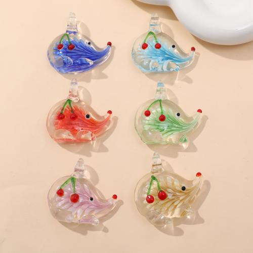 Pendentifs de Murano animaux , chalumeau, souris, DIY, plus de couleurs à choisir Vendu par sac[