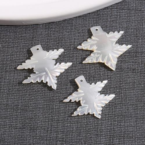 Pendentifs coquille en blanche, Lèvre blanche, arbre de noël, DIY, blanc Vendu par PC[