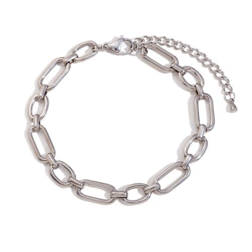 Stainless Steel Anklets Jewelry, 304 Stainless Steel, with 5cm extender chain, plated, fashion jewelry cm 