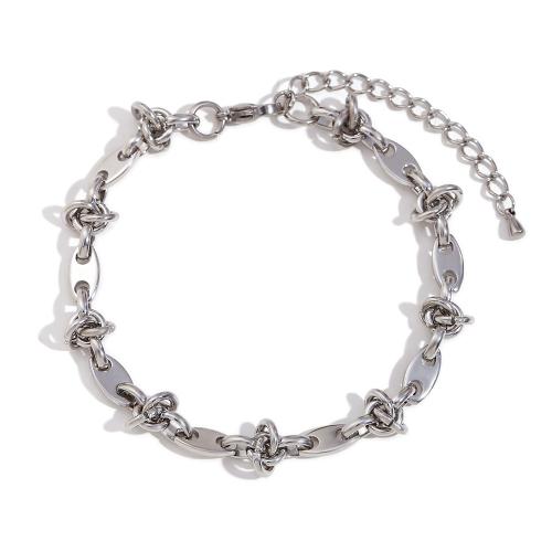 Stainless Steel Anklets Jewelry, 304 Stainless Steel, with 5cm extender chain, plated, fashion jewelry cm 