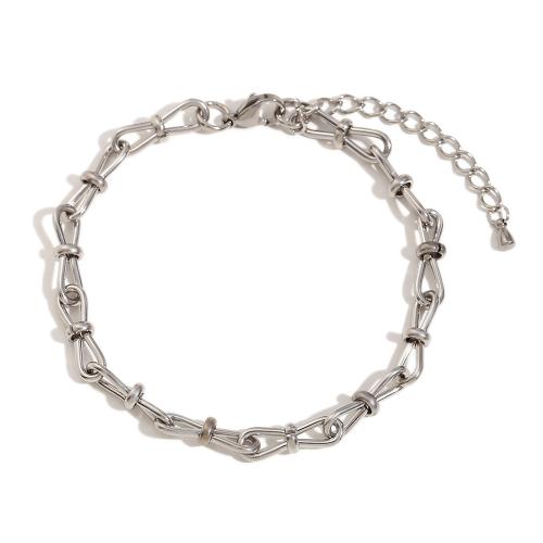 Stainless Steel Anklets Jewelry, 304 Stainless Steel, with 5cm extender chain, plated, fashion jewelry cm 