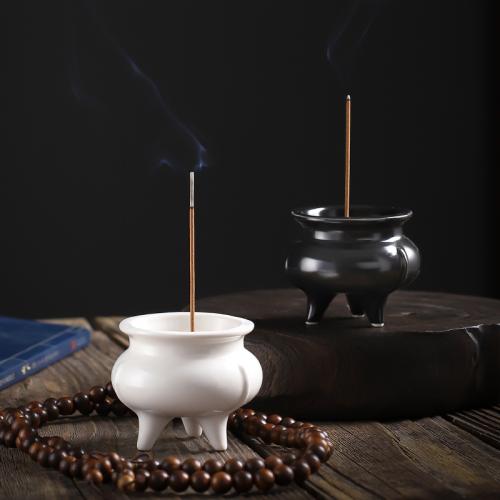 Porcelain Incense Burner, handmade, for home and office & durable & Mini [