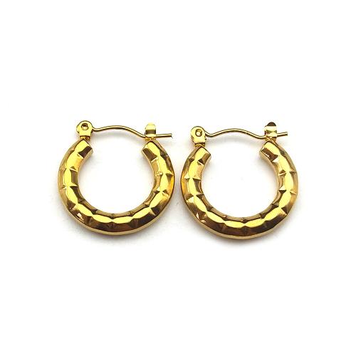 Stainless Steel Leverback Earring, 304 Stainless Steel, fashion jewelry & for woman, golden 