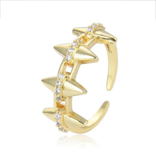 Cubic Zirconia Micro Pave Brass Finger Ring, fashion jewelry & micro pave cubic zirconia & for woman 