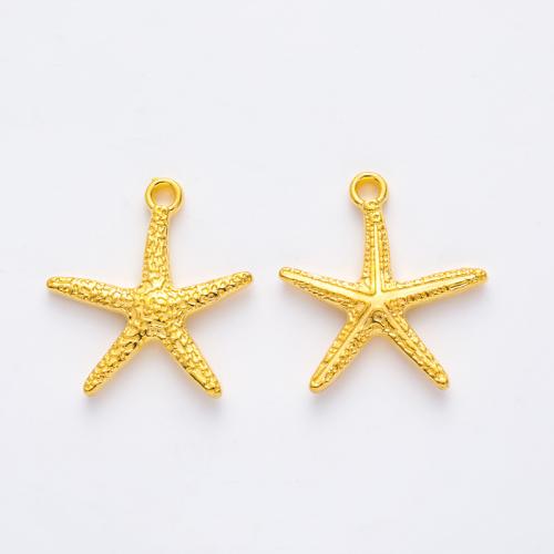 Zinc Alloy Animal Pendants, Starfish, DIY [