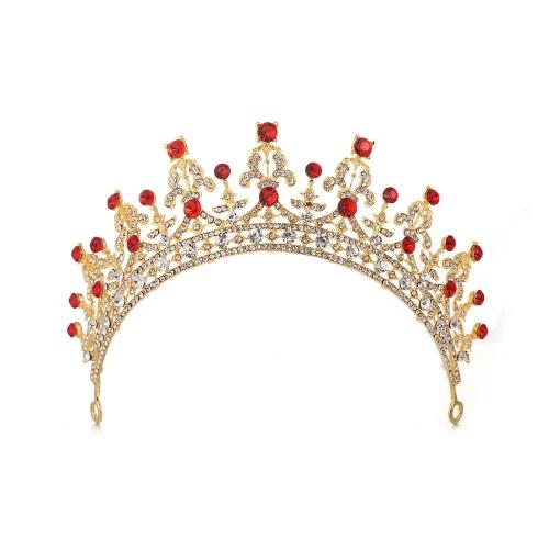 Bridal Tiaras, Zinc Alloy, fashion jewelry & for woman & with rhinestone width 55mm, length 150mm 