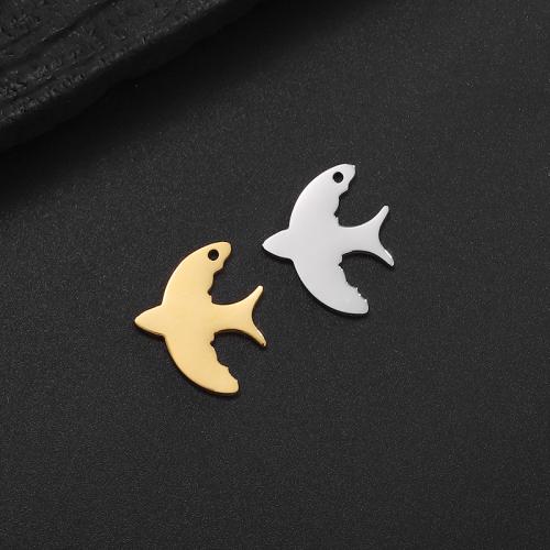 Stainless Steel Animal Pendants, 304 Stainless Steel, swallow, Vacuum Ion Plating, DIY 