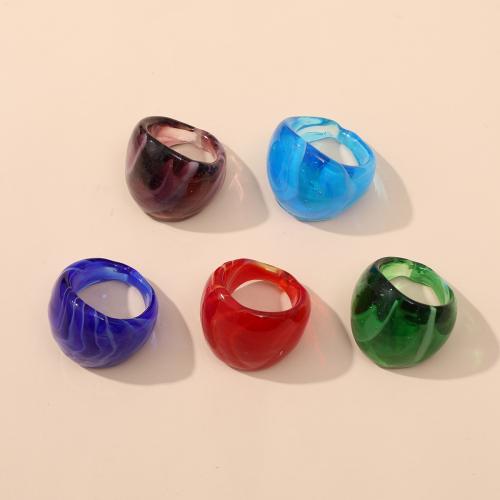 Lampwork Finger Ring, fashion jewelry & Unisex 