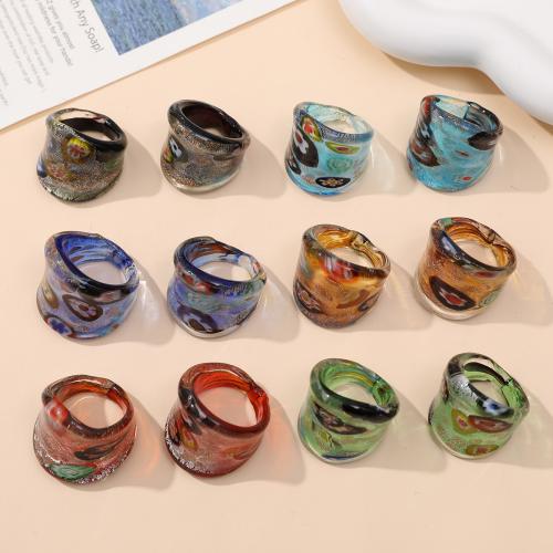 Lampwork Finger Ring, fashion jewelry & Unisex 