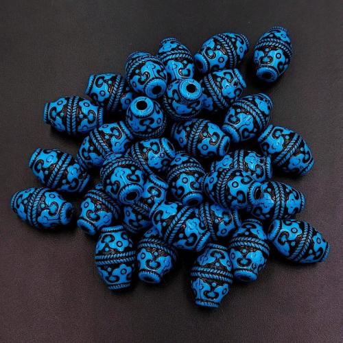 Acrylic Jewelry Beads, DIY, blue 