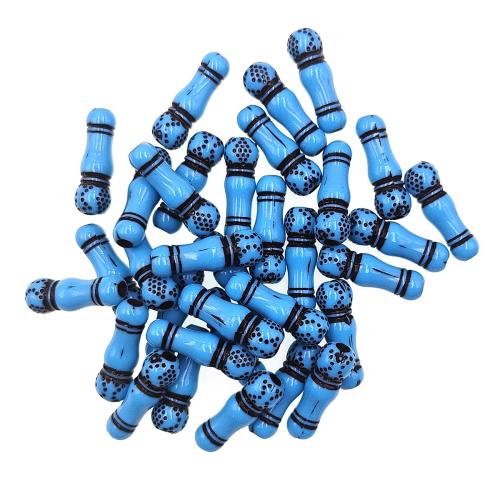 Acrylic Jewelry Beads, DIY, blue 