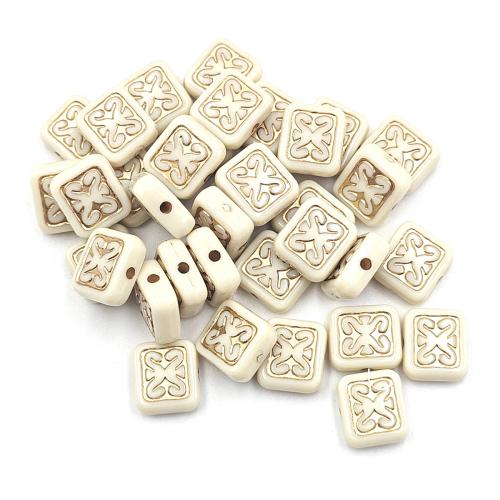 Acrylic Jewelry Beads, Square, DIY [