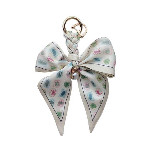 Fabric Key Chain, Zinc Alloy, with Cloth & for woman 