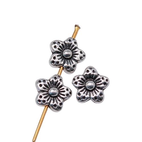 Zinc Alloy Flower Beads, plated, DIY [