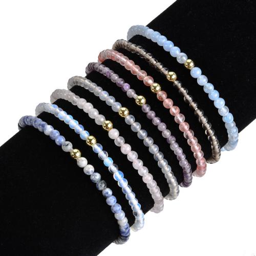 Pulsera de Piedras Preciosas, diferentes materiales para la opción & Modificado para requisitos particulares & para mujer, más colores para la opción, longitud:19 cm, Vendido por UD[