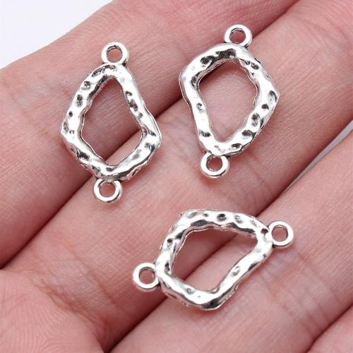 Zinc Alloy Charm Connector, antique silver color plated, DIY & 1/1 loop 