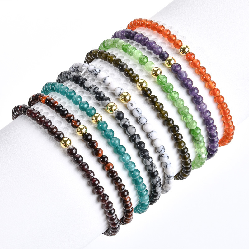 Pulsera de Piedras Preciosas, diferentes materiales para la opción & Modificado para requisitos particulares & para mujer, más colores para la opción, longitud:19 cm, Vendido por UD