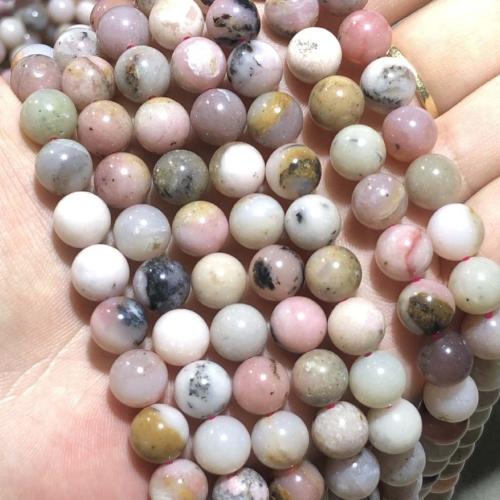 Opal Beads, Pink Opal, Round, DIY 