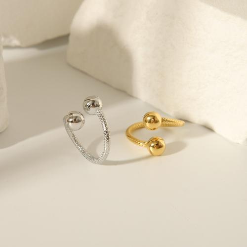 Edelstahl Fingerring, 304 Edelstahl, plattiert, Modeschmuck, keine, verkauft von PC