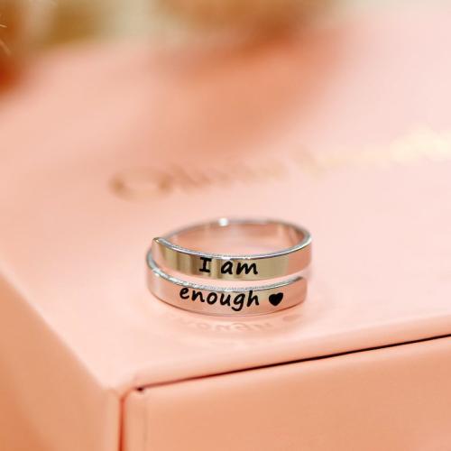 Zinc Alloy Finger Ring, plated, for woman, silver color 