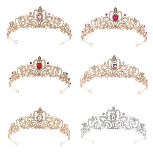 Braut Diademe, Zinklegierung, Modeschmuck & für Frau & mit Strass, keine, verkauft von PC