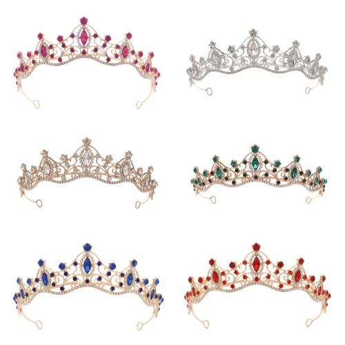 Braut Diademe, Zinklegierung, Modeschmuck & für Frau & mit Strass, keine, length 140mm, width 140mm, height 44mm, verkauft von PC