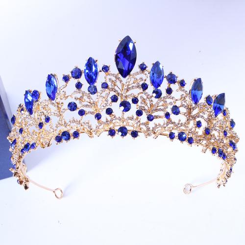 Bridal Tiaras, Zinc Alloy, with Crystal, fashion jewelry & for woman & with rhinestone width 170mm, height 64mm 