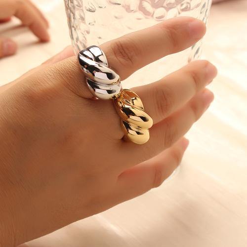 Titanium Steel Finger Ring, plated, fashion jewelry 