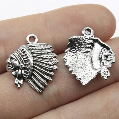 Zinc Alloy Jewelry Pendants, plated, DIY 