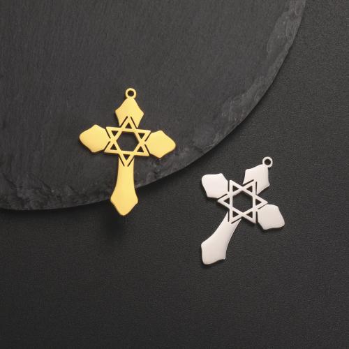 Stainless Steel Cross Pendants, 304 Stainless Steel, DIY 