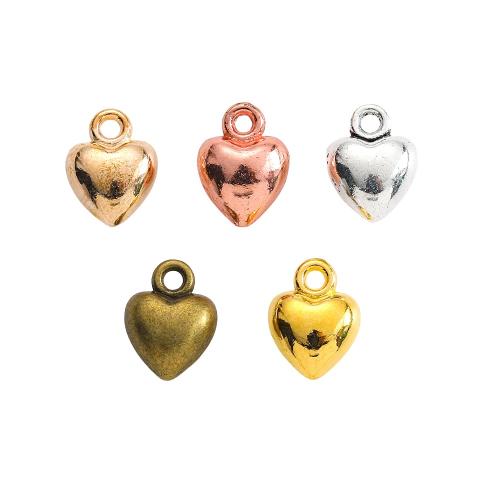 Zinc Alloy Heart Pendants, plated, DIY Approx 