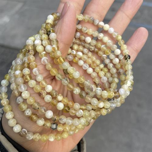 Opal Beads, Yellow Opal, Round, DIY 