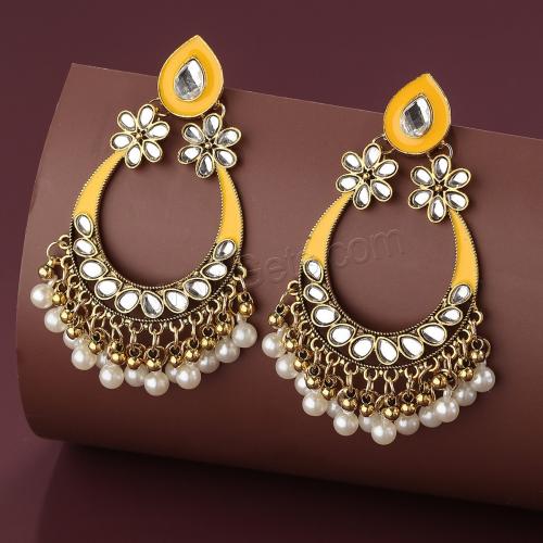 Acrylic Drop Earring, Zinc Alloy, with Acrylic, plated, fashion jewelry & for woman 