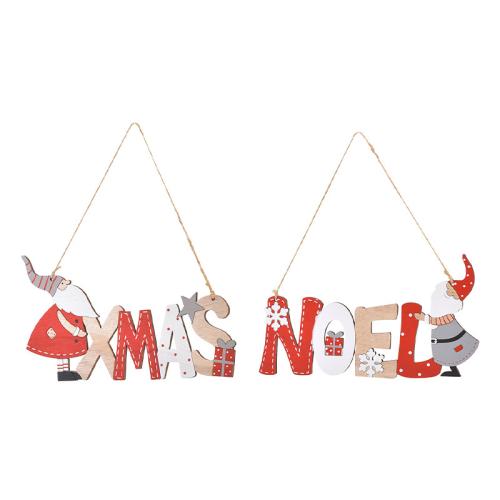 Décoration de Noël suspendus, bois, moitié à la main, Conception de Noël & styles différents pour le choix, Vendu par PC