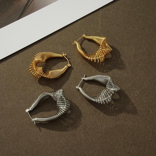 Zinc Alloy Leverback Earring, fashion jewelry & for woman & hollow 