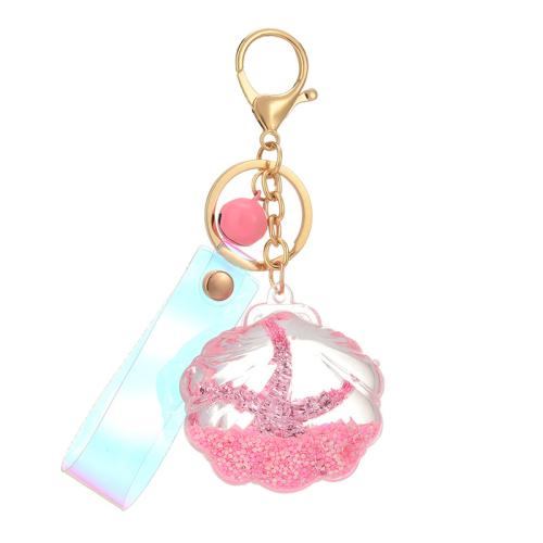 Acrylic Key Chain, with Zinc Alloy, Unisex 68mm 