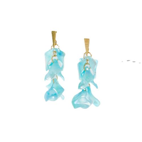 Acrylic Drop Earring, Zinc Alloy, with Acrylic, fashion jewelry & for woman 52mm 