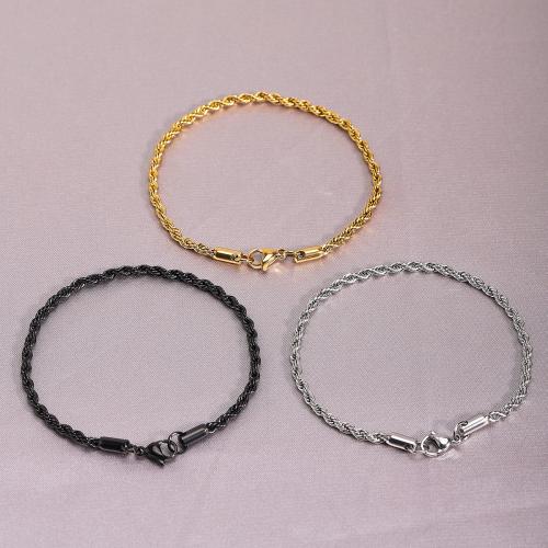 Edelstahl Armbänder, 304 Edelstahl, Modeschmuck & unterschiedliche Länge der Wahl & unisex, keine, verkauft von PC