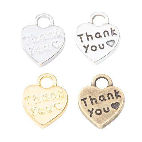 Zinc Alloy Heart Pendants, plated, DIY Approx 