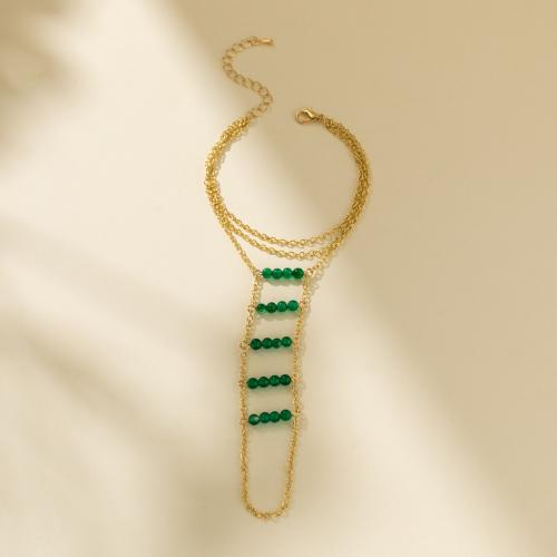 Glass Seed Beads Earring, Zinc Alloy, with Seedbead, gold color plated, fashion jewelry, golden 